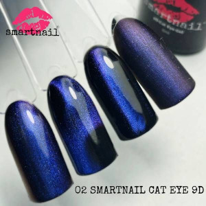 02 Smartnail Lakier hybrydowy Kocie Oko Cat Eye 9D 6ml 6g ZIELONY Nowy inna