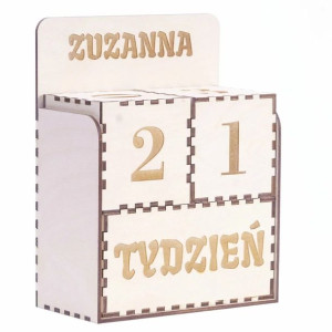 Metryczka klocki do zdjęć dla dziecka