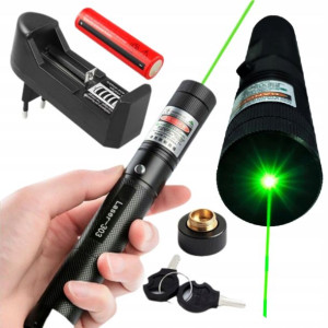 Laser Wskaźnik Laserowy Zielony Moc 50000 Mw 80km