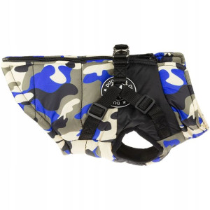 Ubranko dla psa 2w1 z szelkami MORO militarne M