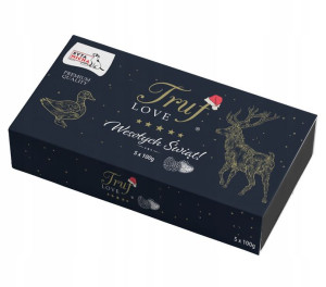ZESTAW świąteczny TrufLove na święta 5szt. 5x100g