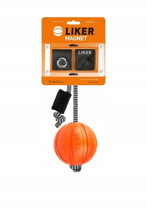 LIKER Cord MAGNET piłka dla psa 7cm z magnesem