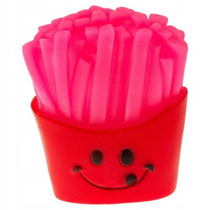 Mini FRYTKI gumowa piszcząca zabawka dla psa 8cm
