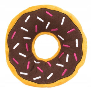Zabawka dla psa piszcząca pączek DONUT donutz 18cm