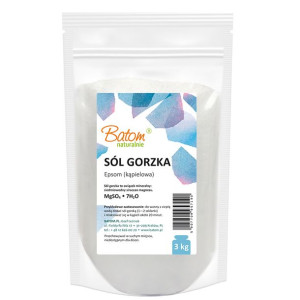 Sól Epsom (kąpielowa) 3 Kg - Batom