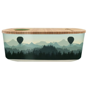 Lunchbox Z Tworzywa Pla Z Przegródką Air Balloon Valley 800 Ml - Chic-mic
