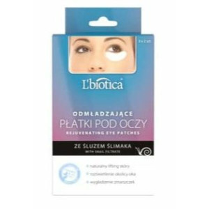 L'biotica Odmładzające płatki pod oczy ze śluzem ślimaka 3 x 2 szt.