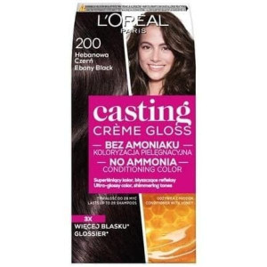 Krem koloryzujący d/wł L'Oréal Paris Casting Créme Gloss 200 HEBANOWA CZERŃ