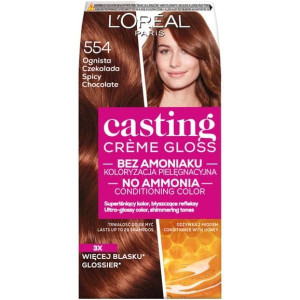Krem kolor d/wł L'Oréal Paris Casting Créme Gloss, 554 OGNISTA CZEKOLADA