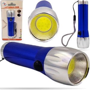 Latarka aluminiowa LED ze sznureczkiem