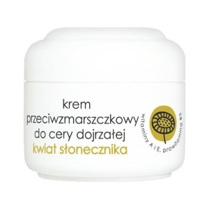 Ziaja Kwiat Słonecznika, krem przeciwzmarszczkowy, skóra dojrzała, 50 ml