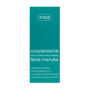 Ziaja Liście Manuka-Oczyszczanie, reduktor zmian potrądzikowych, 15 ml