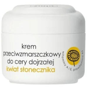 Ziaja, krem przeciwzmarszczkowy do cery dojrzałej, kwiat słonecznika, 50 ml