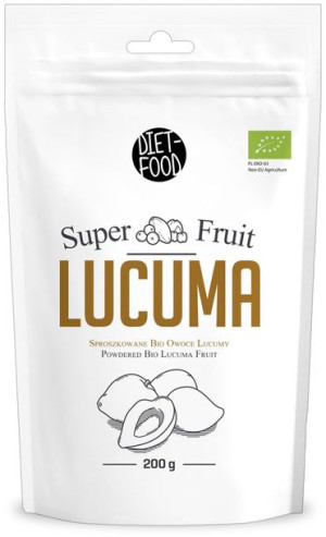 Lucuma sproszkowane owoce Bio Superfood proszek 200 g Diet-Food - naturalny