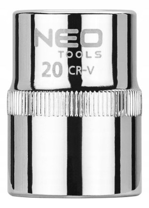 Nasadka sześciokątna 1/2", 20 mm, NEO 08-020