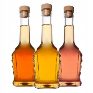 5x Butelka szklana BUKARESZT 250ml na alkohole