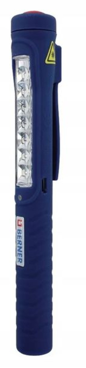 Lampa Latarka Warsztatowa 7+1 Led Magnes Berner