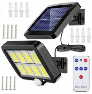 Lampa Solarna Z Czujnikiem Ruch Zmierzchu 130 Led