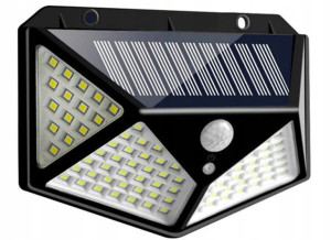 Lampa Solarna Z Czujnikiem Ruchu Zmierzchu 100 Led