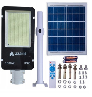 Latarnia Lampa Uliczna Solarna 1000w 35 Ah! Zestaw