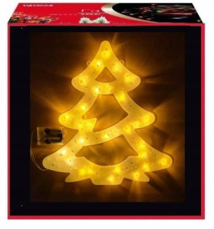 Ozdoba Choinka LED Baterie Lampki Świąteczne XXL