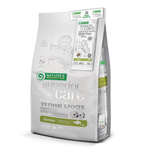 Nature's Protection Superior Care White Dogs Junior Small Fish 1,5kg