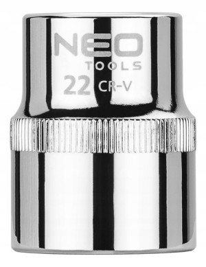 Nasadka sześciokątna 1/2", 22 mm, NEO 08-022
