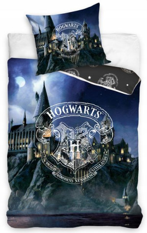 Pościel bawełniana 140x200cm HARRY POTTER Hogrwart