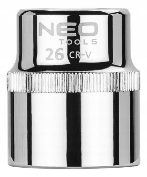 Nasadka sześciokątna 1/2", 26 mm, NEO 08-026