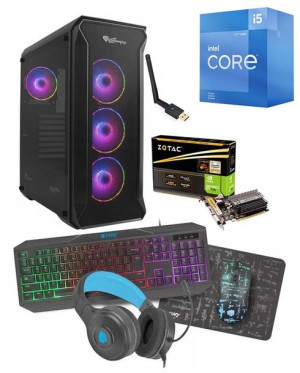 Komputer Do Gier I5-12400f 16/960ssd W11 Gt730 4gb + Akcesoria