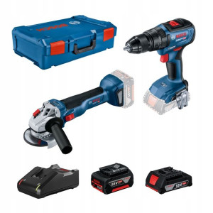 Bosch Gws18v-10 + Gsb18v-50 + 2ah + 5ah + Xl-boxx