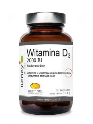 Kenay Witamina D3 2000 Iu 60 Kaps.