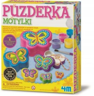 Puzderka Motylki - pudełka na biżuterię