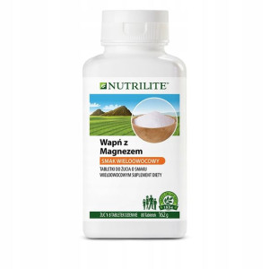 Wapń z magnezem w tabletkach do żucia NUTRILITE