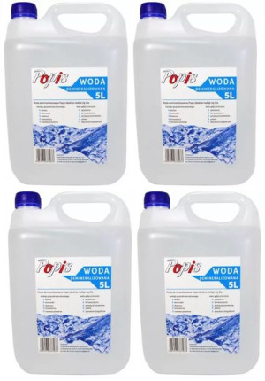 Woda demineralizowana POPIS 20l Radom