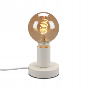 Brilo Lampa Stołowa, 10 Cm, 10w, Biały