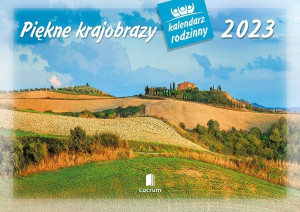 Kalendarz Ścienny Scienny 2023 Rodzinny Piękne Krajobrazy