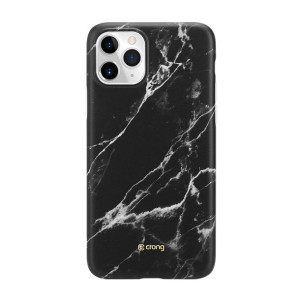 Etui Crong Marble Case Apple iPhone 11 Pro (czarny)