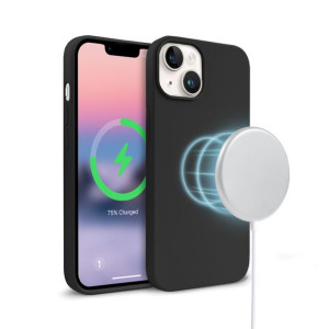 Etui Crong Color Cover Magnetic MagSafe Apple iPhone 14/13 (czarny)