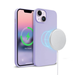 Etui Crong Color Cover Magnetic MagSafe Apple iPhone 14/13 (fioletowy)