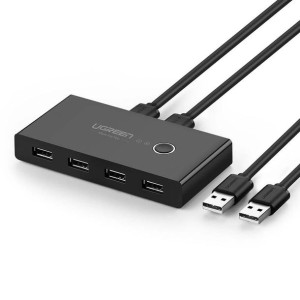 UGREEN Switch przełącznik KVM USB 2x4 ADAPTER HUB