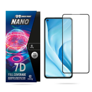 Szkło hybrydowe Crong 7D Nano Flexible Glass Xiaomi Mi 11 Lite 5G