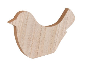 Ozdoba Wielkanocna Ptaszek Naturalny 19,5x1,5x12,5 Cm