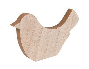 Ozdoba Wielkanocna Ptaszek Naturalny 16,5x1,5x10 Cm