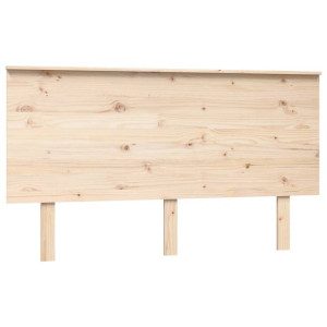 Wezgłowie łóżka, 144x6x82,5 cm, lite drewno sosnowe