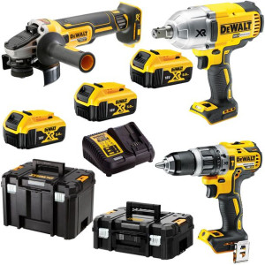 Combo Dcf899p2 Dcd791 Dcg405 3x5ah Dewalt Dckm009