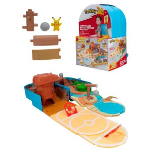 POKEMON Plecak Zestaw do zabawy Carry Case Battle Desert Figurka