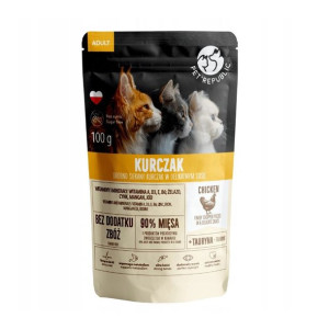 Karma mokra dla kota PET REPUBLIC z kurczakiem 100 g