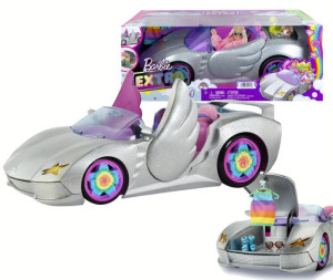 BARBIE EXTRA Kabriolet gwiazd + akcesoria MATTEL