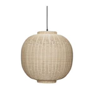 Lampa wisząca Chand rattanowa Hubsch